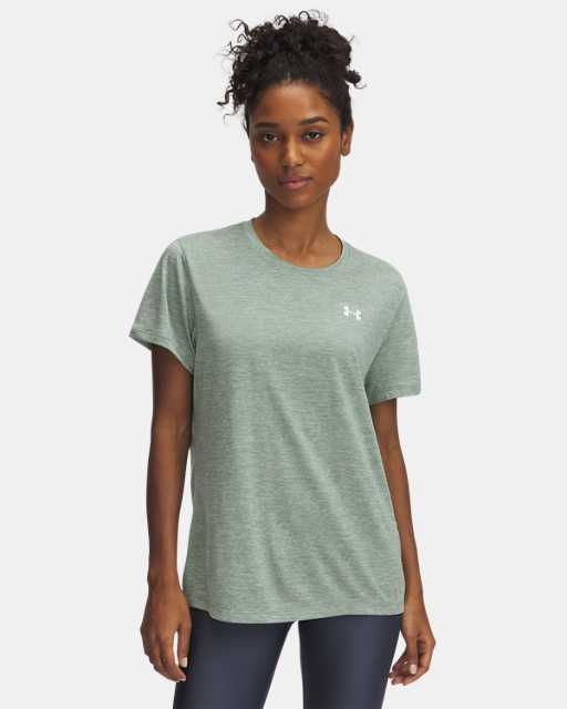 Haut à manches courtes UA Tech™ Twist pour femme Haut à manches courtes UA Tech™ Twist pour femme