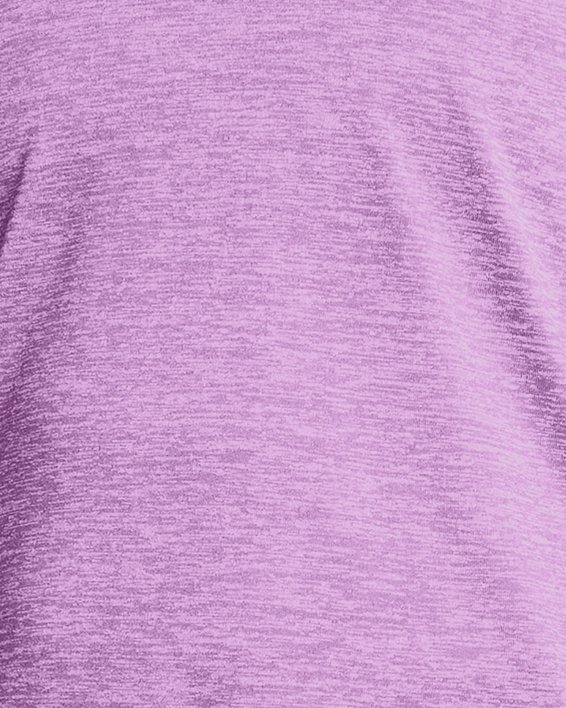 Haut à manches courtes UA Tech™ Twist pour femme, Purple, pdpMainDesktop image number 0