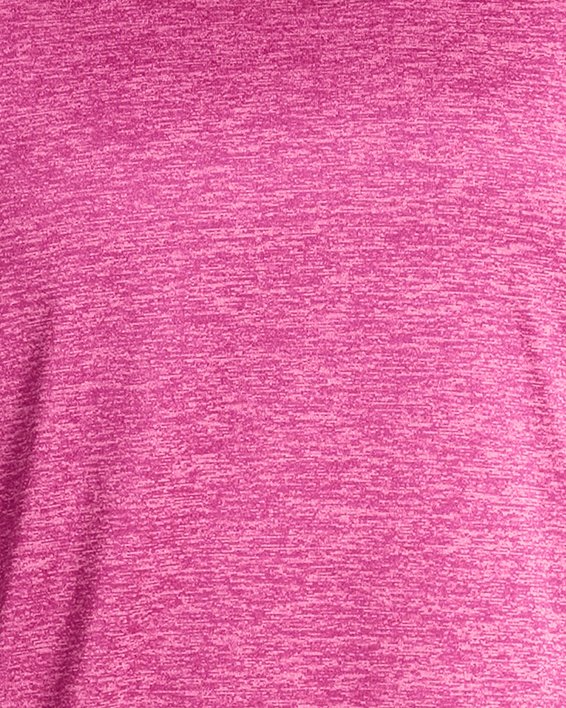 Camiseta de manga corta UA Tech™ Twist para mujer, Pink, pdpMainDesktop image number 0