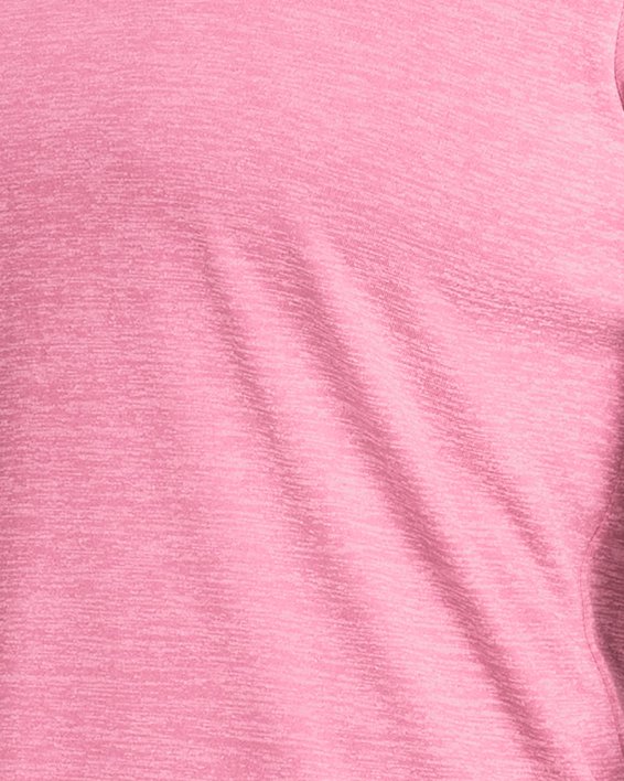 Damska koszulka z krótkimi rękawami UA Tech™ Twist, Pink, pdpMainDesktop image number 0
