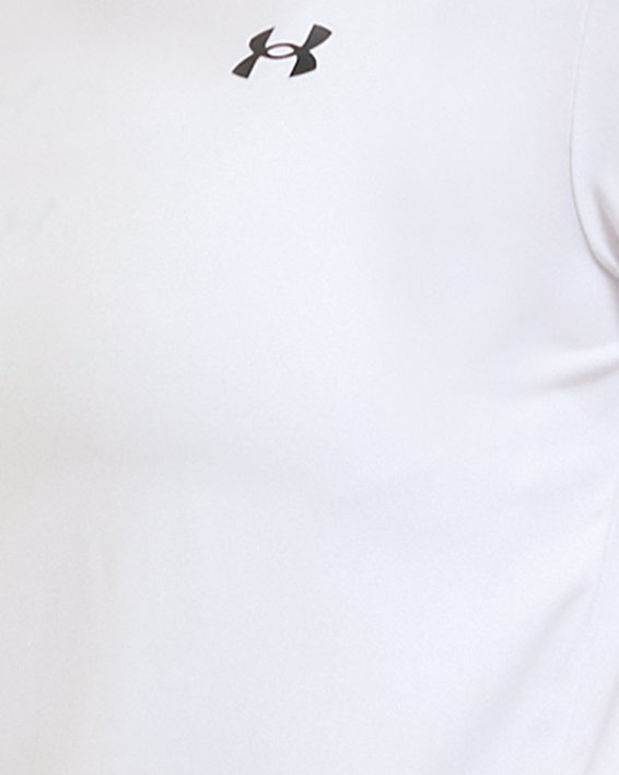 女士UA Tech™短袖T恤 in White image number 2