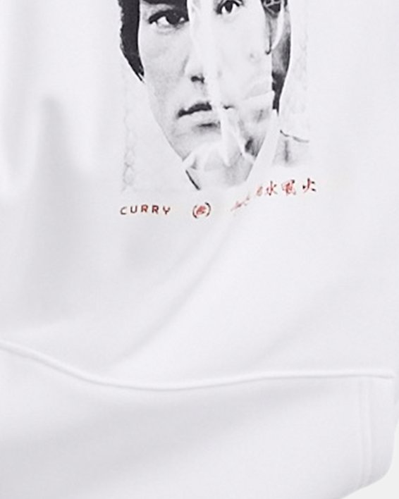 Sudadera con capucha Curry x Bruce Lee para hombre, White, pdpMainDesktop image number 3