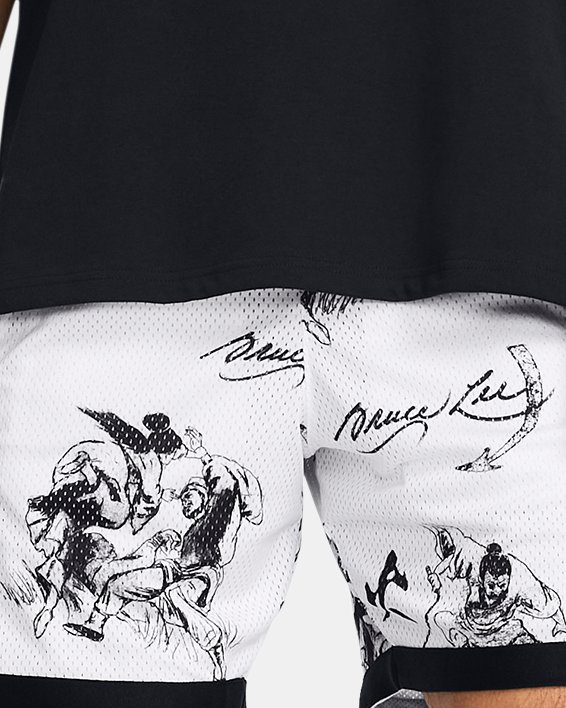 T-shirt Curry x Bruce Lee da uomo, Black, pdpMainDesktop image number 2