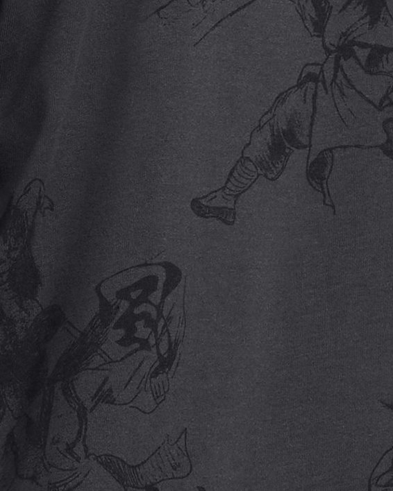 T-shirt voor heren Curry x Bruce Lee, Gray, pdpMainDesktop image number 1