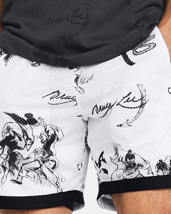 Men's Curry x Bruce Lee T-Shirt, Gray, pdpMainDesktop image number 2
