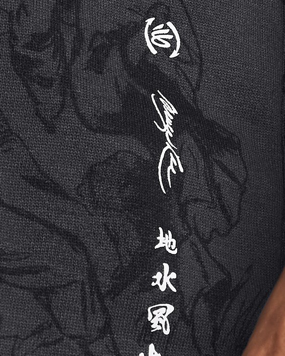 T-shirt voor heren Curry x Bruce Lee, Gray, pdpMainDesktop image number 3