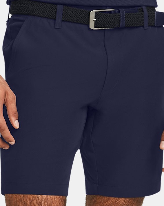 Men's UA Drive Tapered Shorts in Blue image number 2