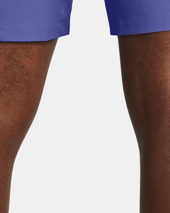 Men's UA Drive Tapered Shorts in Purple image number 1