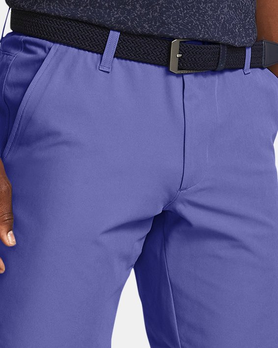 Men's UA Drive Tapered Shorts in Purple image number 2