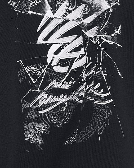 เสื้อคอกลม UA Lunar New Year Future Dragon สำหรับผู้หญิง in Black image number 1