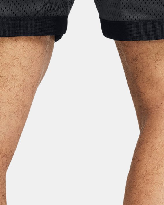 Men's Curry x Bruce Lee Lunar New Year 'Fire' Mesh Shorts image number 1
