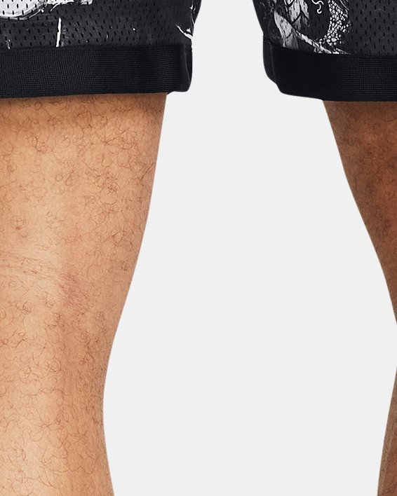Men's Curry x Bruce Lee Lunar New Year 'Future Dragon' Mesh Shorts image number 1