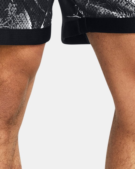 Men's Curry x Bruce Lee Lunar New Year 'Future Dragon' Mesh Shorts in Black image number 0