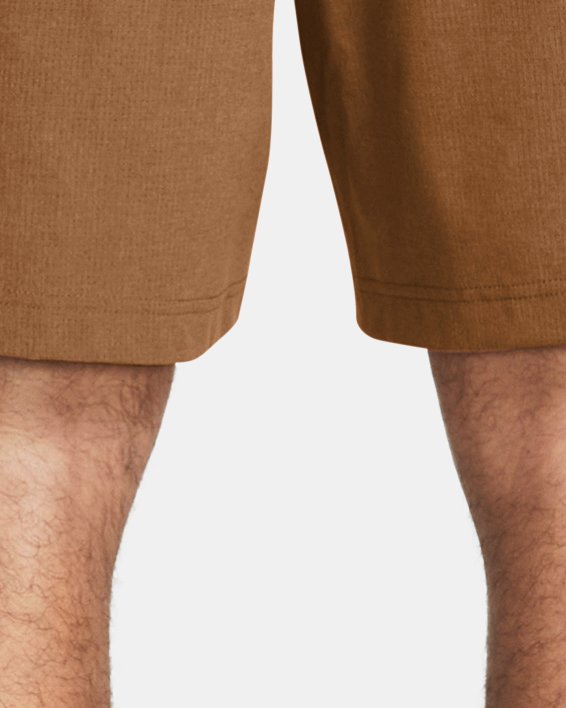 Men's UA Unstoppable Vent Shorts in Brown image number 1