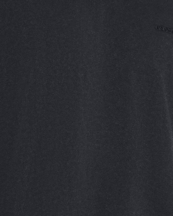Tee-shirt à manches courtes oversize UA Heavyweigh pour homme, Black, pdpMainDesktop image number 0
