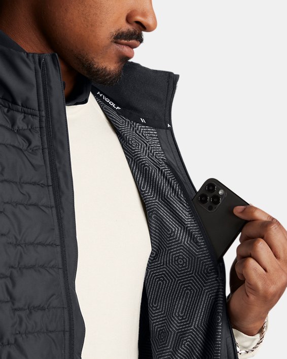 Under Armour Drive Pro Insulated Golf Vest - Black Under Armour Drive Pro Insulated Golf Vest - Black