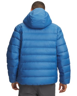 Мужская куртка Under Armour UA Legend Down Hooded, цвет: Синий / Белый — фото 2