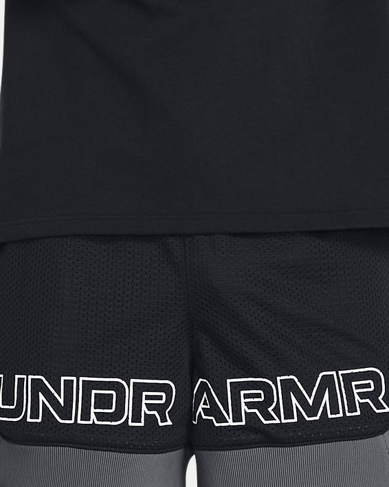 Men's UA Icon Mesh Shorts in Black image number 2