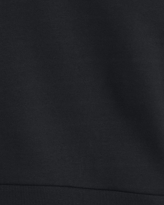 Women's UA Rival Fleece Crop Full-Zip in Black image number 1