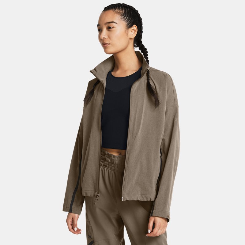 Image of Under Armour Women's Under Armour Unstoppable Vent Jacket Taupe Dusk / Taupe Dusk S