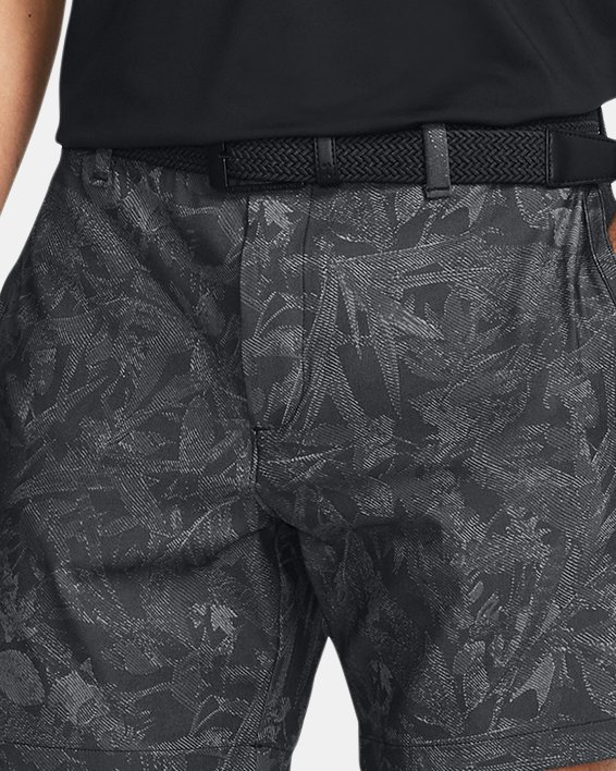 Men's UA Iso-Chill 7" Printed Shorts, Black, pdpMainDesktop image number 2