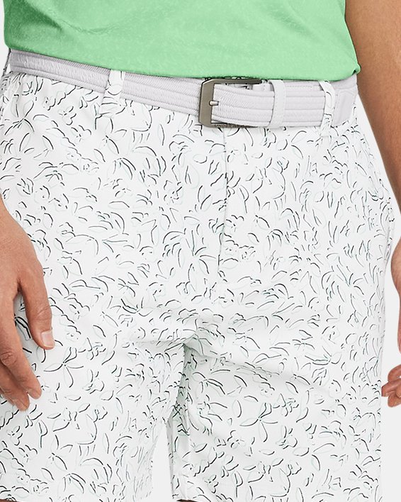 Pantalón corto de 18 cm con estampado UA Iso-Chill para hombre, White, pdpMainDesktop image number 2