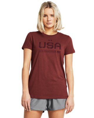 Under Armour W. Freedom Usa Tee — 688-RED