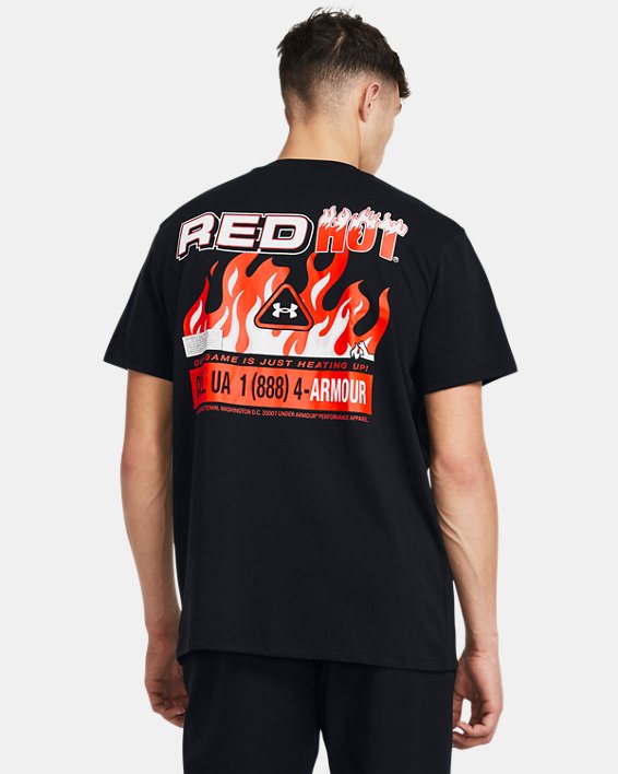 T-shirt épais UA Fire pour hommes