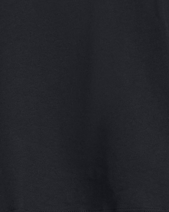 Women's UA Bubble Script Crop Short Sleeve, Black, pdpMainDesktop image number 1