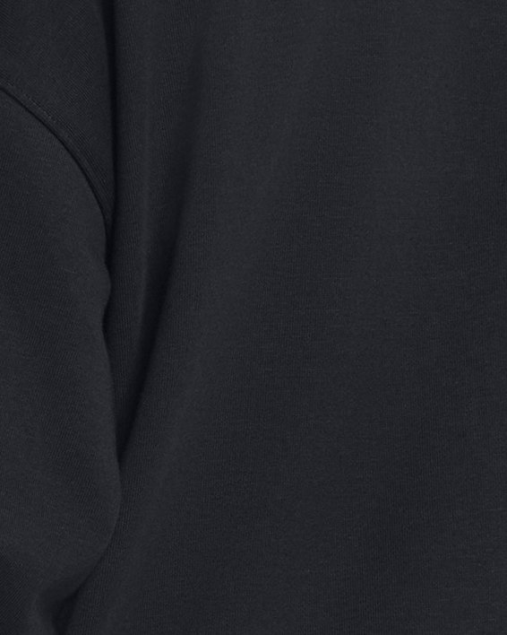 Dameshoodie UA Rival Terry Oversized met volledige rits, Black, pdpMainDesktop image number 1