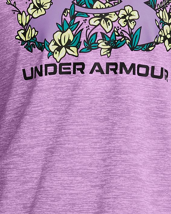 Women's UA Tech™ Twist Flower Short Sleeve