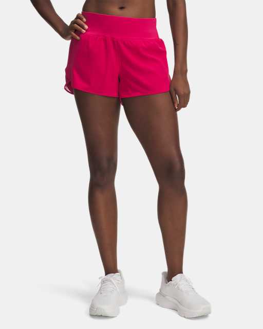 Damesshorts UA Launch Pro 7,5 cm Damesshorts UA Launch Pro 7,5 cm