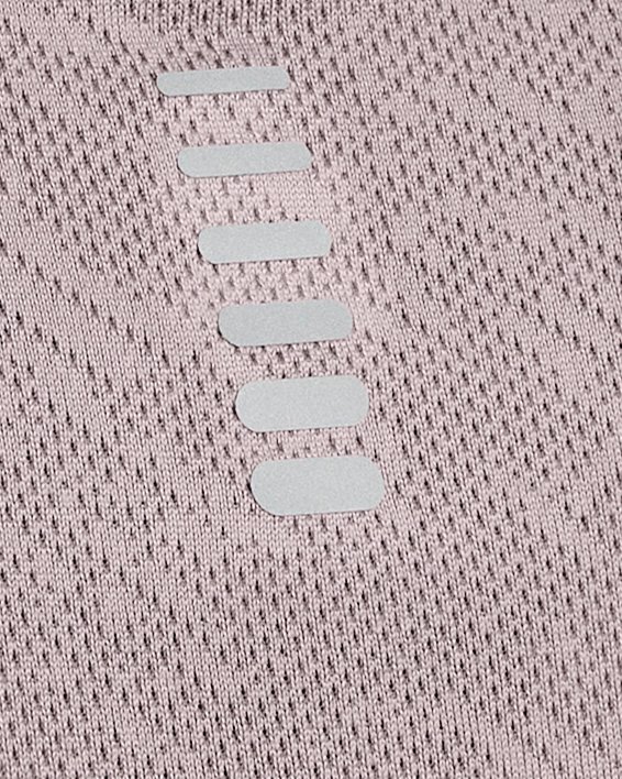 Women's UA Launch Camo Short Sleeve, Gray, pdpMainDesktop image number 2
