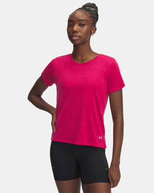 UA Launch Camo Kurzarm-Oberteil für Damen UA Launch Camo Kurzarm-Oberteil für Damen