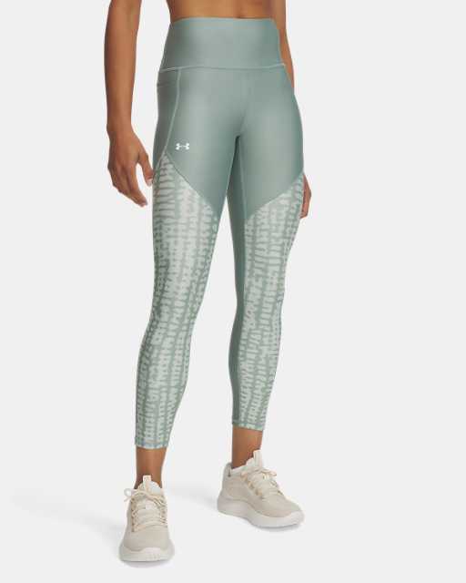 Legging longueur chevilles à empiècement imprimé UA Tech™ pour femme Legging longueur chevilles à empiècement imprimé UA Tech™ pour femme