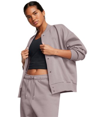 Chamarra UA Icon Flc Varsity, Gray, pdpMainDesktop image number 0