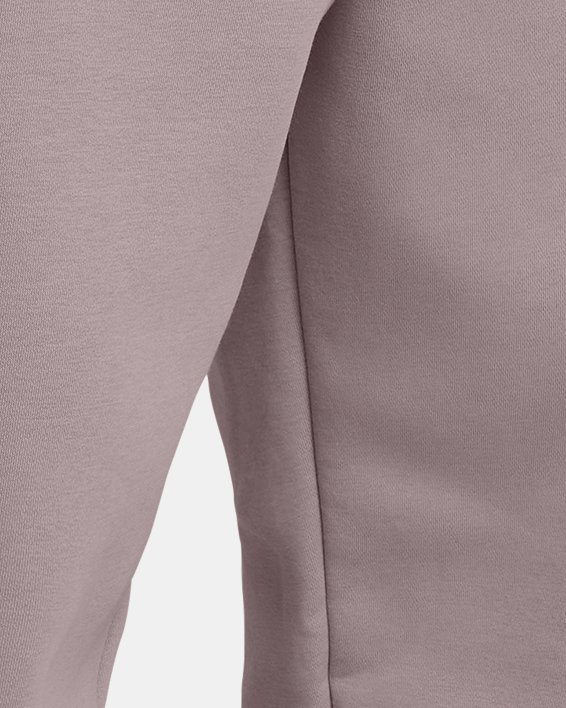 Women's UA Icon Fleece Oversized Wordmark Pants, Gray, pdpMainDesktop image number 0