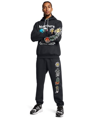 UA Icon Fleece Nurture Your Game, Black, pdpMainDesktop image number 2