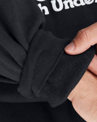 UA Icon Fleece Nurture Your Game, Black, pdpMainDesktop image number 3