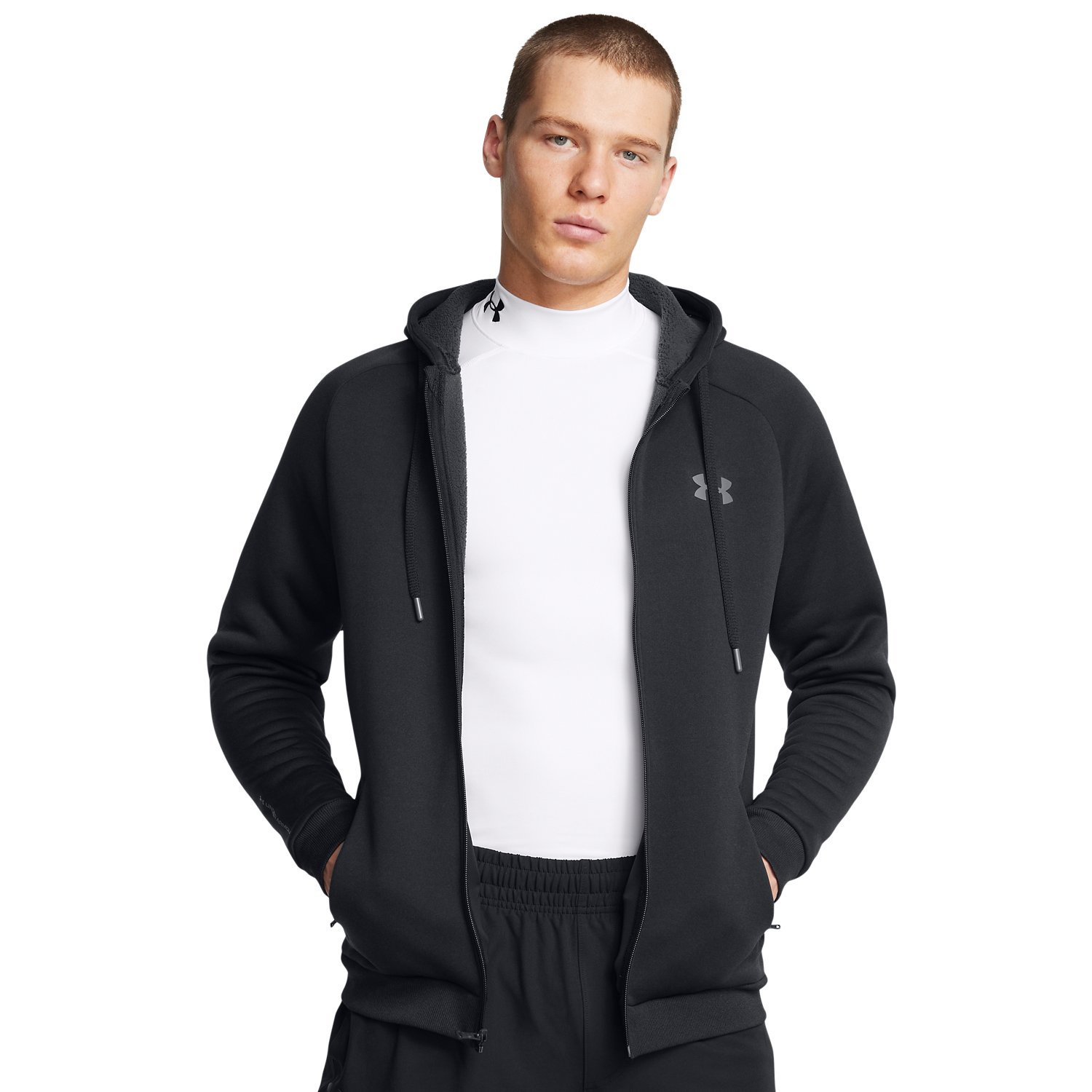 Felpa con cappuccio Armour Fleece Pro Full Zip da uomo Under Armour