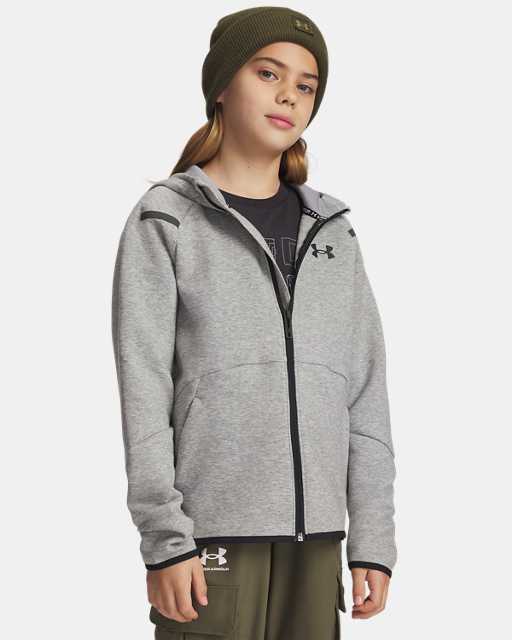Sudadera con cremallera completa UA Unstoppable Fleece para niño Sudadera con cremallera completa UA Unstoppable Fleece para niño