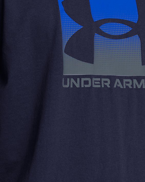 Men's UA Boxed Sports Short Sleeve, Blue, pdpMainDesktop image number 0