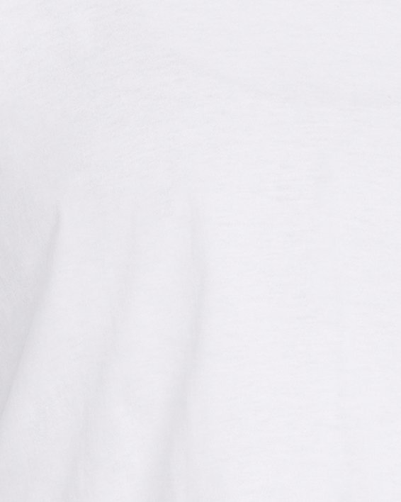 Women's UA Boxy Crop Logo Short Sleeve, White, pdpMainDesktop image number 0
