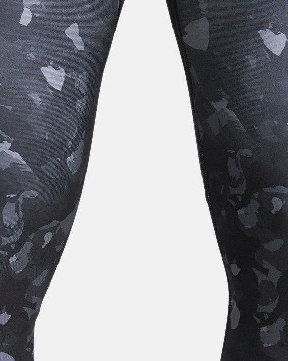 Men's HeatGear® Printed Leggings, Black, pdpMainDesktop image number 0
