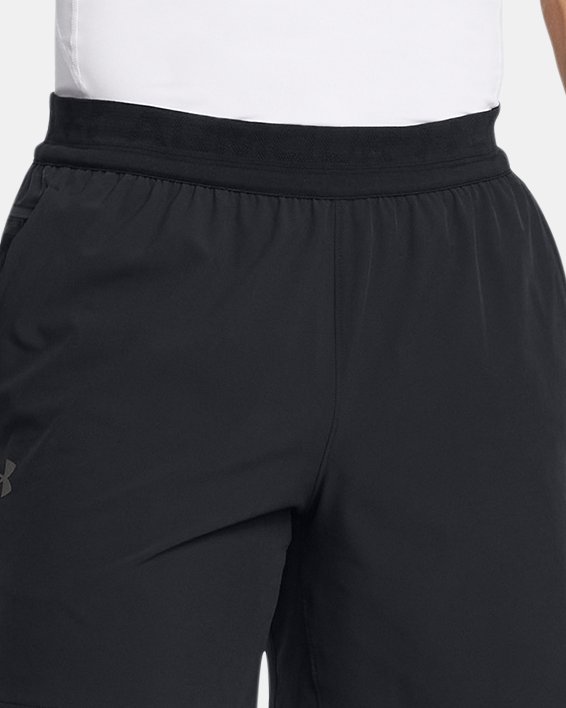 Men's HeatGear® Printed Leggings, Black, pdpMainDesktop image number 2
