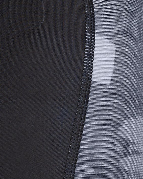 Men's HeatGear® Printed Compression Shorts, Black, pdpMainDesktop image number 3