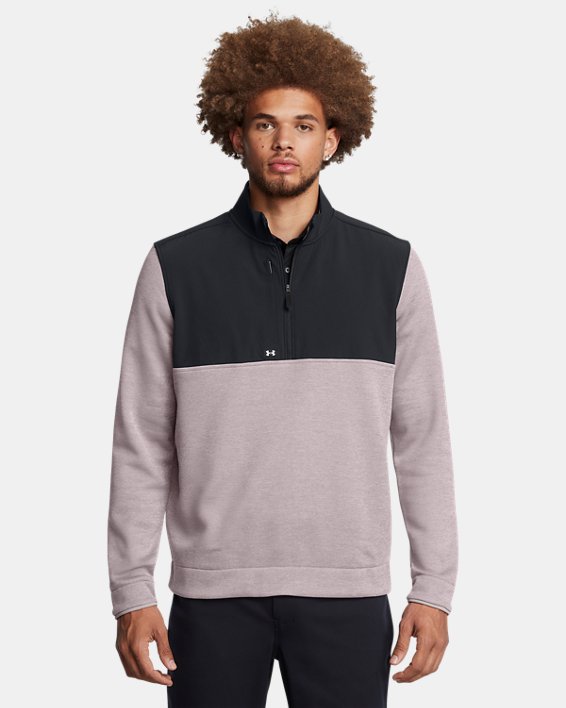Under Armour Drive Storm Golf Sweater Fleece ½ Zip - Downpour Gray Under Armour Drive Storm Golf Sweater Fleece ½ Zip - Downpour Gray