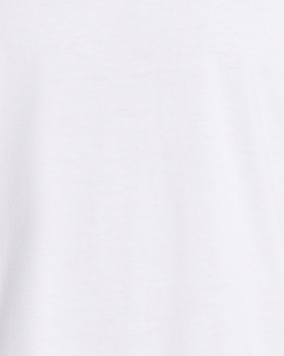 女士UA Campus Oversize短袖T恤 in White image number 0