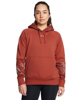 Under Armour W. Rival Blocked Hood — 840-RED