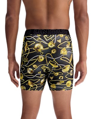Бельё Boxerjock® Tech для мужчин, сетка — Under Armour, цвет: Чёрный / Тёмно-серый — фото 2